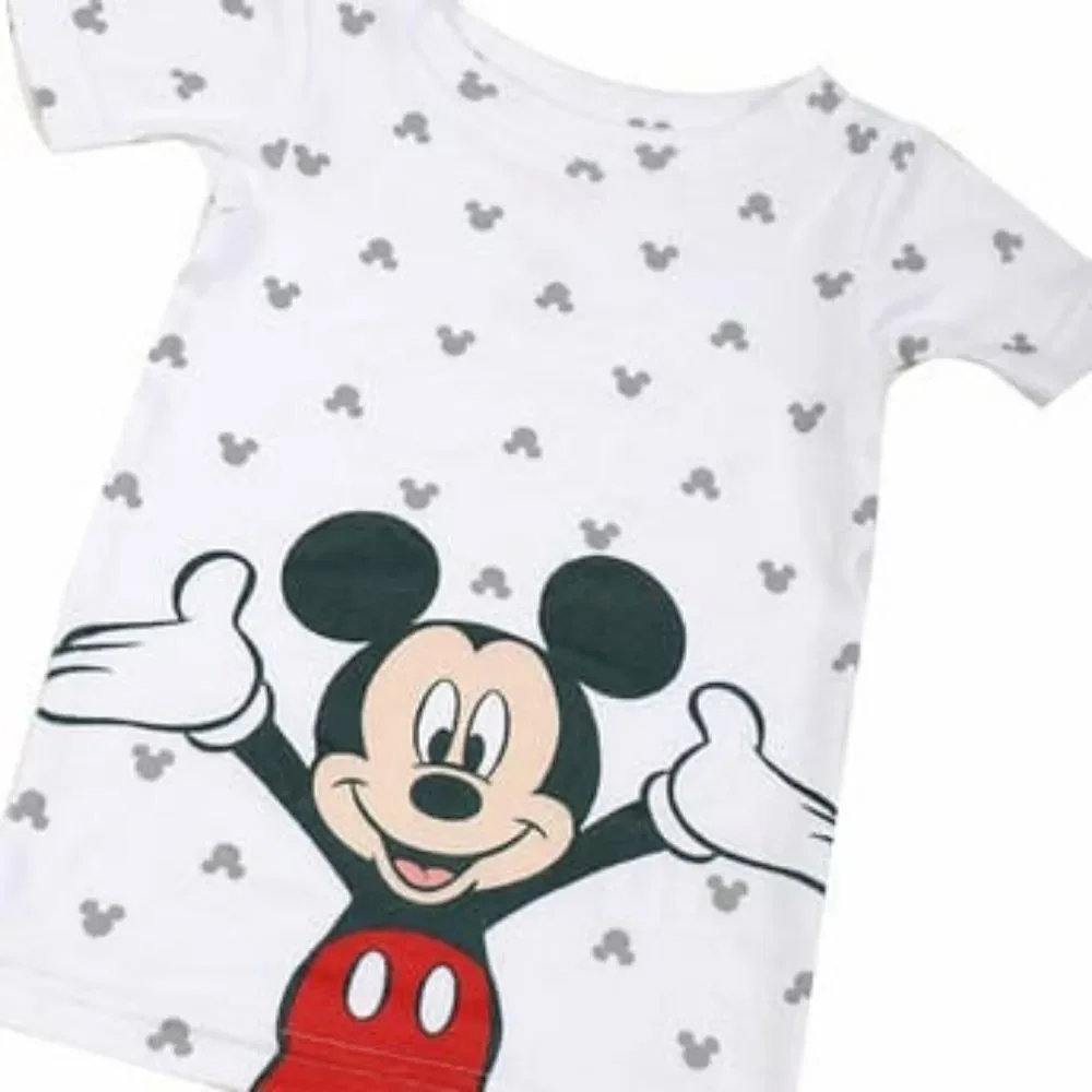 Mickey Mouse Character Infant 4-piece Sleep Set, Gray